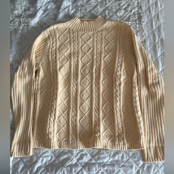 Northern Reflections Textured Knit Sweater in Yellow - Picture 2 of 4